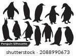 collection of penguin... | Shutterstock .eps vector #2088990673