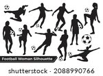 collection of football sport... | Shutterstock .eps vector #2088990766