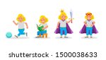 kid character vector design... | Shutterstock .eps vector #1500038633