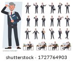 set of old businessman... | Shutterstock .eps vector #1727764903
