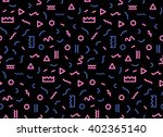 geometric vector pattern on a... | Shutterstock .eps vector #402365140
