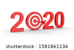 happy new year 2020. busness... | Shutterstock . vector #1581861136