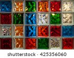 Colorful Glass Blocks Panel For ...