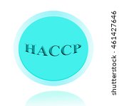 haccp certified icon or symbol... | Shutterstock . vector #461427646