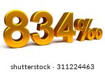 eight hundred and thirty four... | Shutterstock . vector #311224463