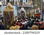 Small photo of "Kolhapur, Maharashtra India- august 10th 2022: Kumbhoj Moharram Julus in Kolhapur district in southern Maharashtra"