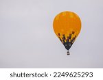 Colorful Orange Hot Air Balloon ...