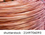 Large Coil Of Metal Copper Wire