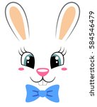 Cute Bunny With Butterfly Tie....