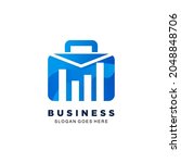 briefcase logo and business... | Shutterstock .eps vector #2048848706