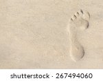Footprint In The Sand