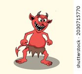 cartoon devil illustration for...