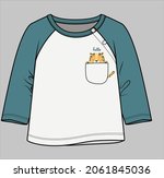 cute doodle placement tiger... | Shutterstock .eps vector #2061845036