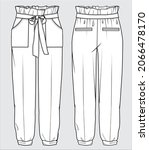 high waist bottom for women and ... | Shutterstock .eps vector #2066478170