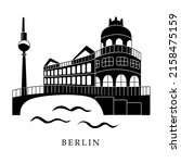 european capitals  berlin.... | Shutterstock .eps vector #2158475159