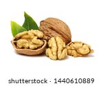 Walnuts With Leaves Isolated On ...
