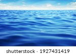 Blue sea water. ocean surface...