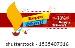 diwali festival sale design... | Shutterstock .eps vector #1535407316