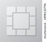 templates collage nine frames ... | Shutterstock .eps vector #1898133796