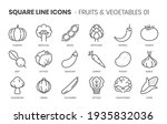 fruits and vegetables one... | Shutterstock .eps vector #1935832036