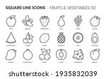 fruits and vegetables two... | Shutterstock .eps vector #1935832039