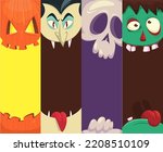 Halloween Funny Faces Set Of...