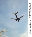 Small photo of BARCELONA, SPAIN - 30 of June 2022: Ryanair airplane landing in Barcelona - El Prat - Barcelona Airport in a cloudy day. Ryanair is a low cost Irish airline.