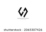 USN, UN, Abstract initial monogram letter alphabet logo design