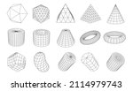 a set of geometric shapes from... | Shutterstock .eps vector #2114979743