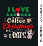 Cute Cat And Coffee Lover I...