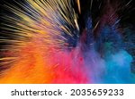 Vibrant Multi Color Particles...