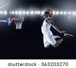 Basketball Player Scoring An...