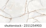 Small photo of White polished finish italian statuario marble slab with thin streaks, white satvario calacatta panoramic marbling for flooring, wall cladding, New Marble.