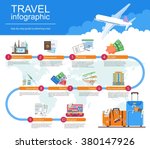 plan your travel infographic... | Shutterstock .eps vector #380147926