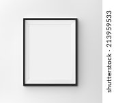 white blank frame on clean... | Shutterstock . vector #213959533