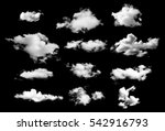 Collection of white clouds...