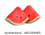 Sliced Fresh Watermelon...