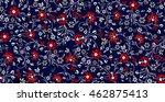 Blue Floral Vector Background Vector Art Graphics
