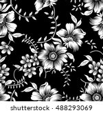 Black White Flowers