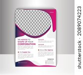 business  flyer creative  flyer ... | Shutterstock .eps vector #2089074223