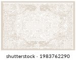 antique traditional classic rug ... | Shutterstock .eps vector #1983762290
