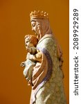 Virgin Mary And Child Statue. ...