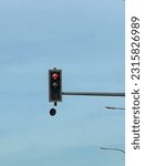 Small photo of Traffic Light Red Green Bulb Pullout Background