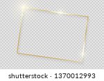 gold shiny glowing vintage... | Shutterstock .eps vector #1370012993