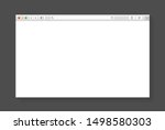 modern browser window design... | Shutterstock .eps vector #1498580303