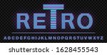 80's and 90's retro neon light... | Shutterstock .eps vector #1628455543