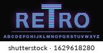 80's and 90's retro neon light... | Shutterstock .eps vector #1629618280