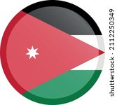 vector flag of jordan  asia ... | Shutterstock .eps vector #2112250349