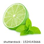 Composition with lime and mint...