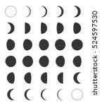 Moon Phases Silhouette Free Stock Photo - Public Domain Pictures